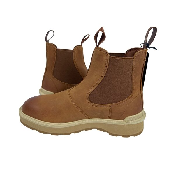 Sorel Women's Hi-Line Chelsea Tawny Buff/Scorch Leather Ankle Boots Size 9 - Picture 2 of 10